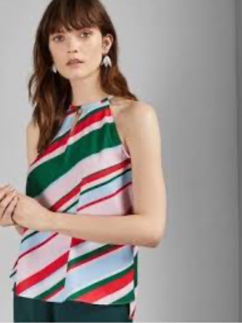 Ted Baker Zerin Tutti Frutti Halter Top NWT Size 2